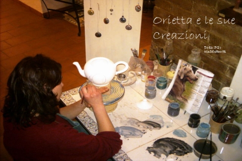 La nostra amica Orietta al ritratto di weimaraner